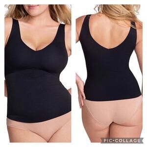 Honeylove Black Liftwear Tank Plus Size 2X